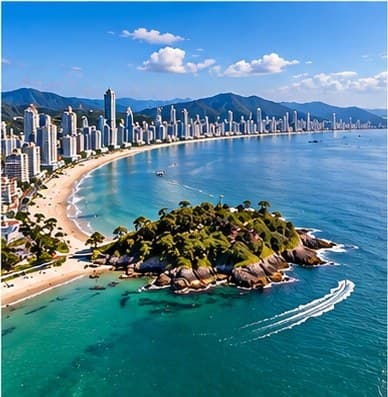 Vista aérea ilustrativa — Balneário Camboriú